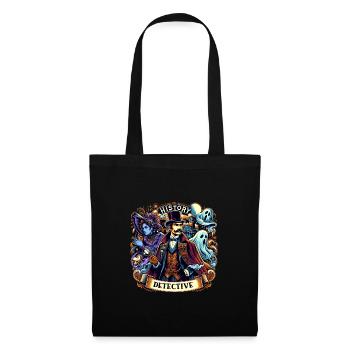Enquêteur paranormal Fantôme Halloween Evp Haunte - Sac en tissu - noir - Devant