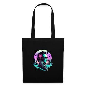 Edgar Allan Poe Fan Classic Literature literary - Stoffbeutel - Schwarz - Vorne