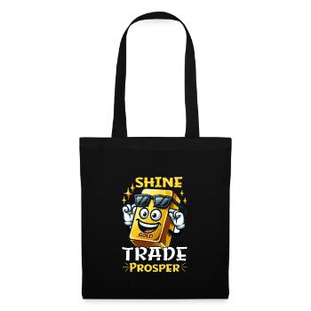 Trader d'or Trader Forex Trader XAUUSD - Sac en tissu - noir - Devant
