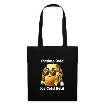 Trader d'or Trader Forex Trader XAUUSD - Sac en tissu - noir - Devant