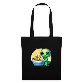 Alien Extraterrestrial Area 51 Ufo Space Geek - Stoffbeutel - Schwarz - Vorne