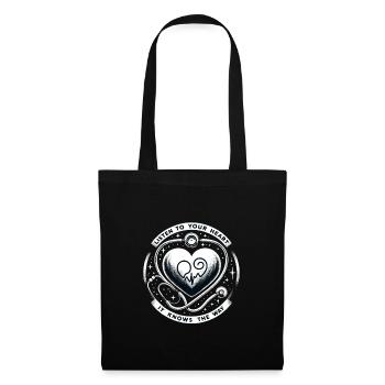 Healthy Heartbeat February Heart Awareness - Tote Bag - black - Front