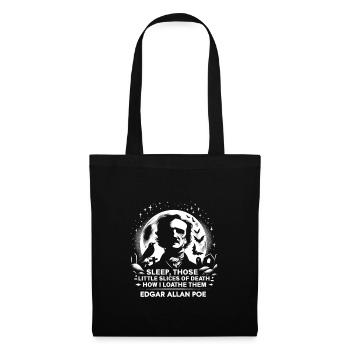 Edgar Allan Poe Fan, Classic Literature, - Tote Bag - black - Front