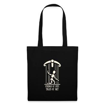 Puppet Mastery Shadow Play ventriloquist gift - Tote Bag - black - Front