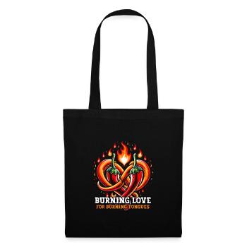 Spicy Food Lover By Chili Peppers Chef - Tote Bag - black - Front