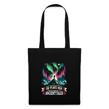 Northern Lights aurora tracker Alaska Wilderness - Tote Bag - black - Front