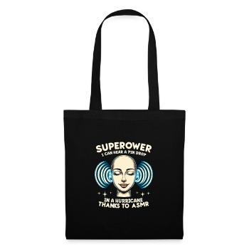 Asmr Whispering Asmr Enthusiast Mindfulness - Tote Bag - black - Front