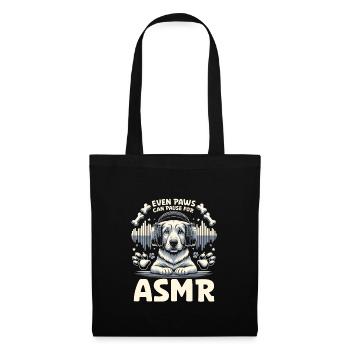 Asmr Chuchotement Asmr Enthousiaste Pleine conscience - Sac en tissu - noir - Devant