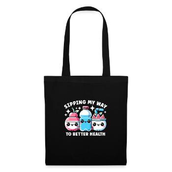 Hydration Drink Water Stay Hydrated Hydration - Tote Bag - black - Front