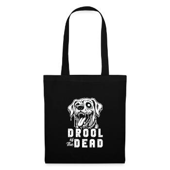 Chien d'horreur Halloween Spooky Dog Lover Chien gothique - Sac en tissu - noir - Devant