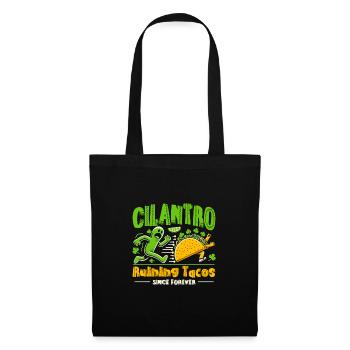 Coriandre Hater haine coriandre savon bouton - Sac en tissu - noir - Devant