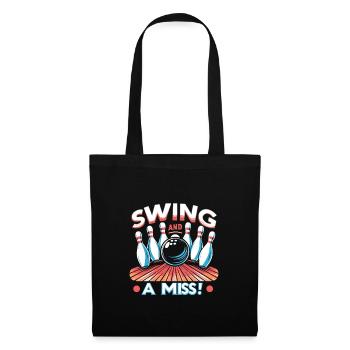 Funny bowling team bowler strike bowling club - Tote Bag - black - Front