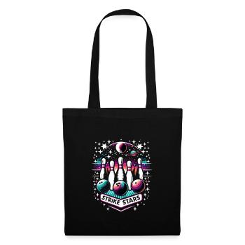 Funny bowling team bowler strike bowling club - Tote Bag - black - Front