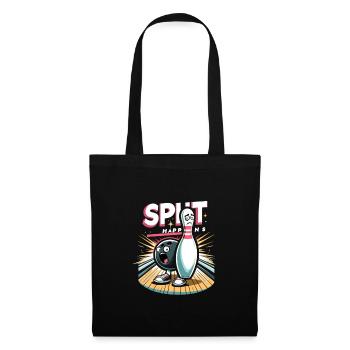 Funny bowling team bowler strike bowling club - Tote Bag - black - Front