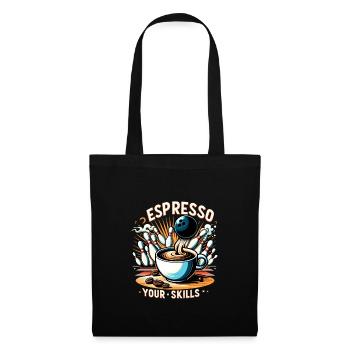Drôle de bowling équipe bowler grève bowling club - Sac en tissu - noir - Devant