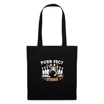 Funny bowling team bowler strike bowling club - Tote Bag - black - Front