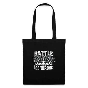 Patinage sur glace Patineurs sur glace - Sac en tissu - noir - Devant