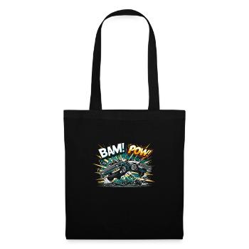 Derby de démonstration Derby de démolition Derby de démolition - Sac en tissu - noir - Devant
