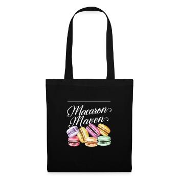 Macaron lovers French macarons - Tote Bag - black - Front