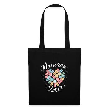 Macaron lovers French macarons - Tote Bag - black - Front