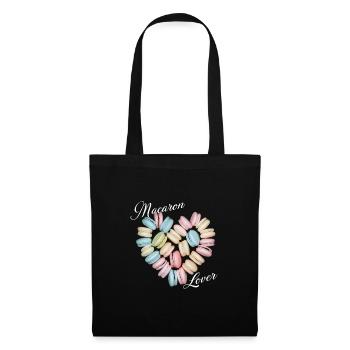 Macaron lovers French macarons - Tote Bag - black - Front
