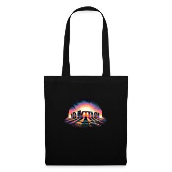 Ostara Eostre équinoxe sorcière déesse païenne rituels - Sac en tissu - noir - Devant