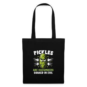 Pickle Lover Funny Pickle Dill Pickle Pickled - Tote Bag - black - Front