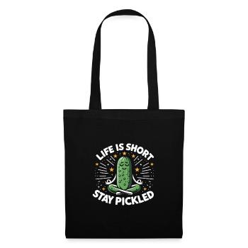 Pickle Lover Funny Pickle Dill Pickle Pickled - Tote Bag - black - Front