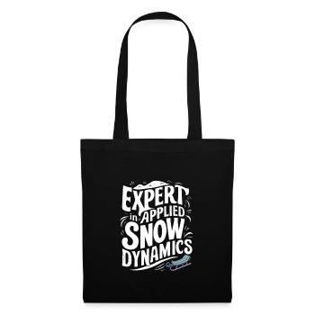 Sledding Snow Sled Winter Sport Winter Outdoor - Tote Bag - black - Front