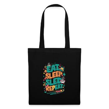 Sledding Snow Sled Winter Sport Winter Outdood - Tote Bag - black - Front