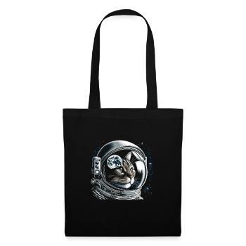 Cat, Astronaut, Astronomy, Outer Solar System - Tote Bag - black - Front