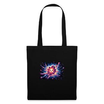 Chat, Astronaute, Astronomie, Système Solaire Externe - Sac en tissu - noir - Devant