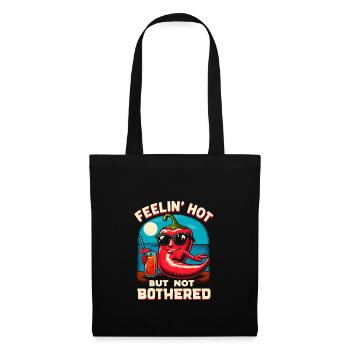 Amateurs de cuisine épicée, Chili Peppers Chef - Sac en tissu - noir - Devant