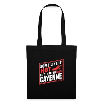 Spicy Food Lover, Chili Peppers Chef - Tote Bag - black - Front