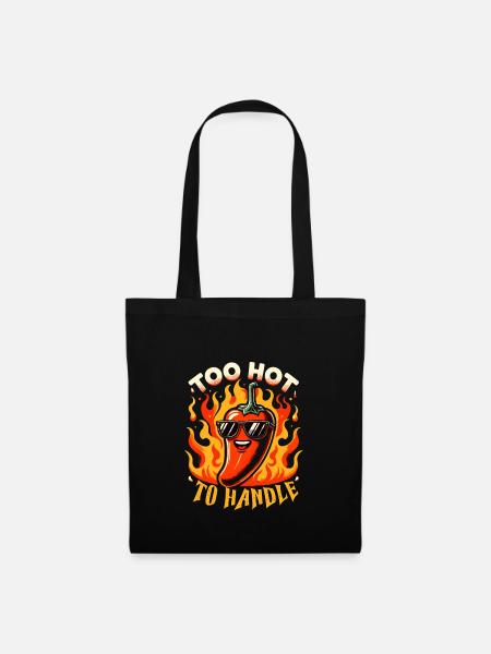 Lovers of spicy food, Chili Peppers Chef - Tote Bag - black
