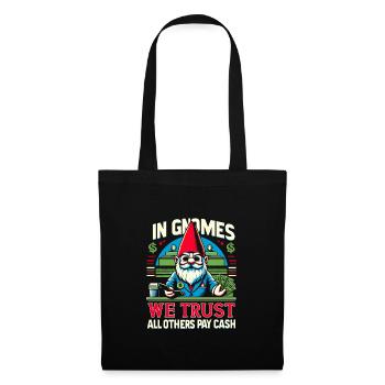 Garden Gnomes Gnome Lover Funny Gnome Gardening - Tote Bag - black - Front