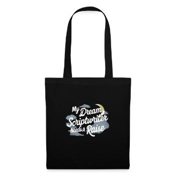 Parler dans le sommeil, Somniloquie, Parler dans le sommeil - Sac en tissu - noir - Devant