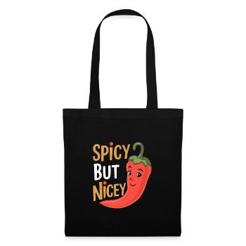 Amateurs de cuisine épicée, Chili Peppers Chef - Sac en tissu - noir - Devant