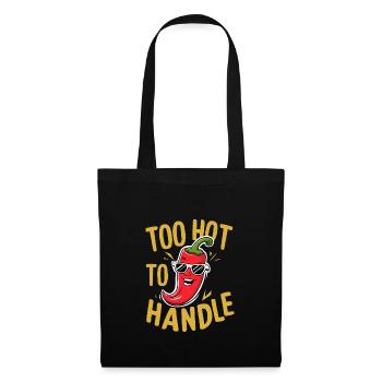 Amateurs de cuisine épicée, Chili Peppers Chef - Sac en tissu - noir - Devant