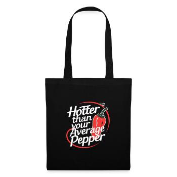 Amateurs de cuisine épicée, Chili Peppers Chef - Sac en tissu - noir - Devant
