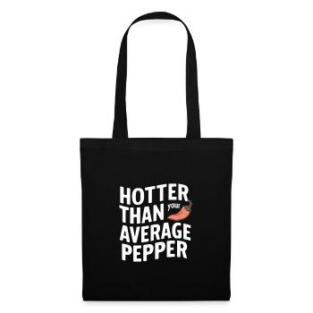 Amateurs de cuisine épicée, Chili Peppers Chef - Sac en tissu - noir - Devant
