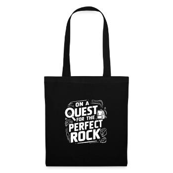 Geology Stone Hunt Agate Hunter Stone Collecting - Tote Bag - black - Front