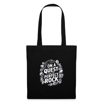 Geology Stone Hunt Agate Hunter Stone Collecting - Tote Bag - black - Front