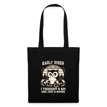 Musculation, Powerlifting, Haltération, Fitness - Sac en tissu - noir - Devant