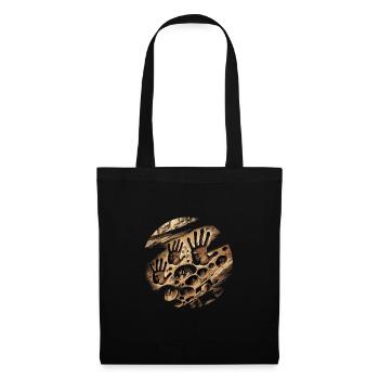 Petroglyph Rock Art Ancient Rock Drawing Indian - Tote Bag - black - Front