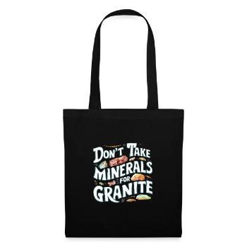 Geology Stone Hunt Agate Hunter Stone Collecting - Tote Bag - black - Front