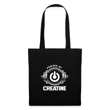 Musculation, Powerlifting, Haltération, Fitness - Sac en tissu - noir - Devant