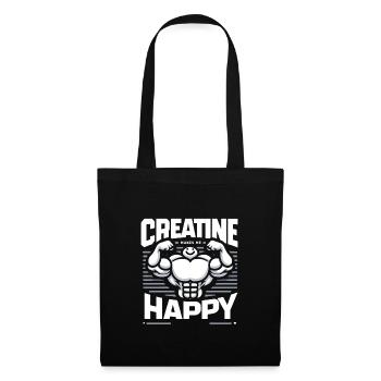 Musculation, Powerlifting, Haltération, Fitness - Sac en tissu - noir - Devant