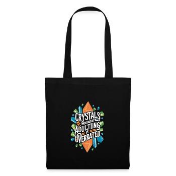 Crystal Healing Crytal Crystals and Stones - Tote Bag - black - Front