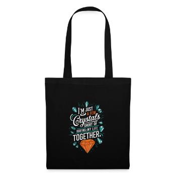 Crystal Healing Crytal Crystals and Stones - Tote Bag - black - Front